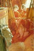 Anders Zorn les demoiselles schwartz Sweden oil painting artist